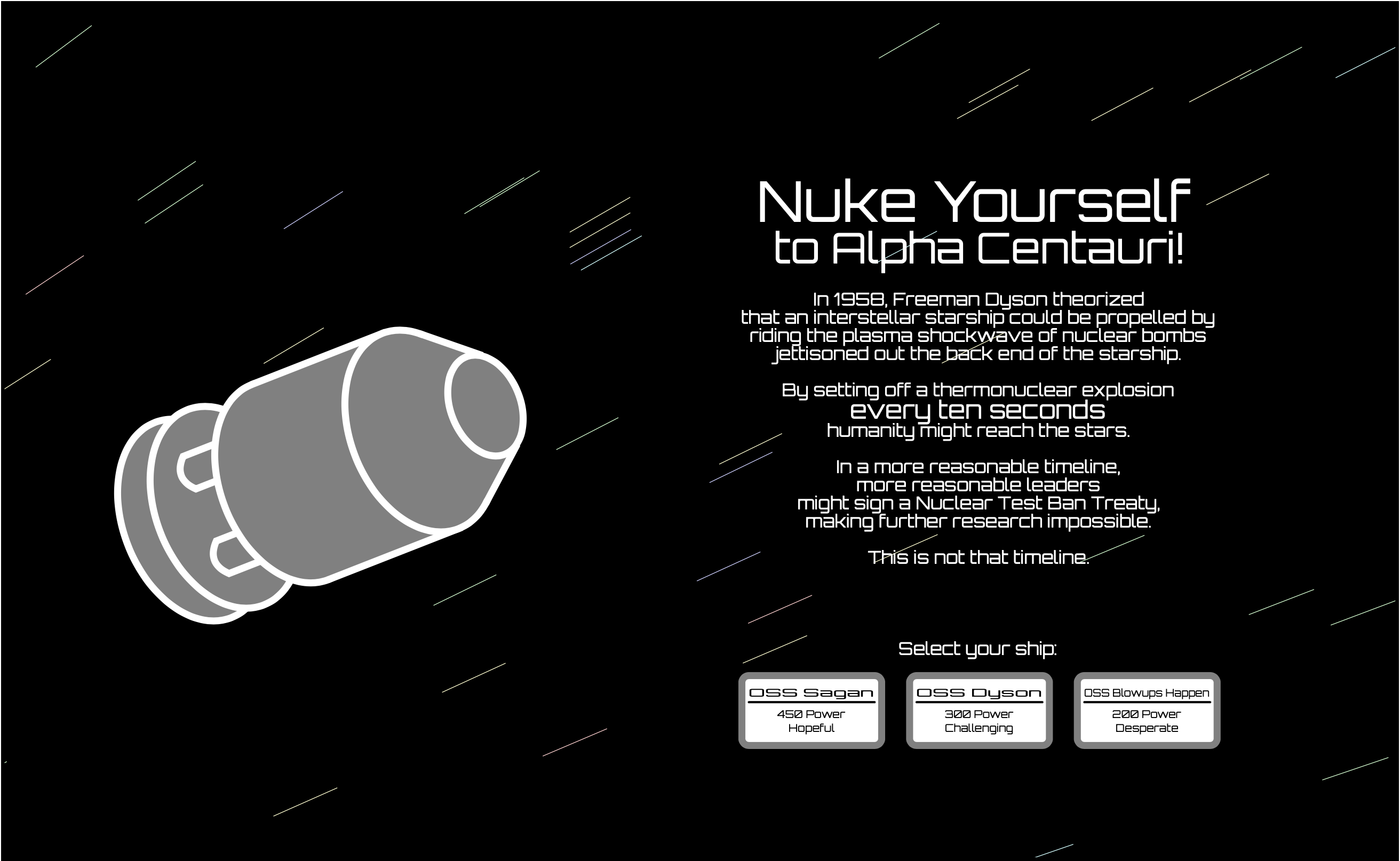 Thumbnail for Nuke Yourself to Alpha Centauri